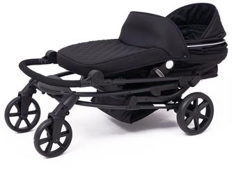 Коляска детская 2-в-1 с автокреслом Tomix BLOOM (Dark GreyBlack)