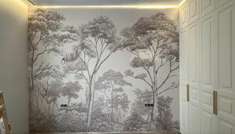 Поклейка обоев покраска стен