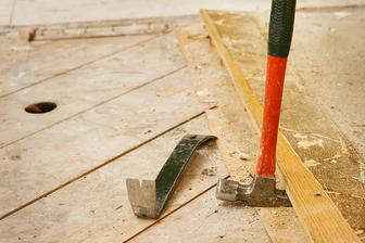 Демонтаж пола, стен, строений