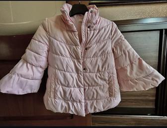 Куртка розовая на девочку