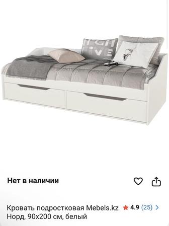 Детская кровать с матрасом