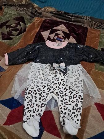 Праздничное боди для новорожденных, подойдет на 40-нан шыгару