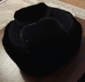 Норковая шапка новая мужская