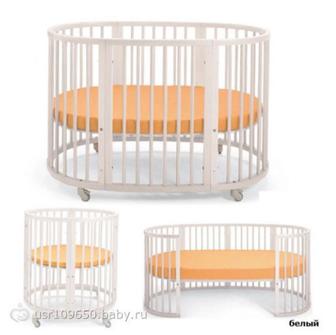 Детская кроватка с пеленальным столом Stokke
