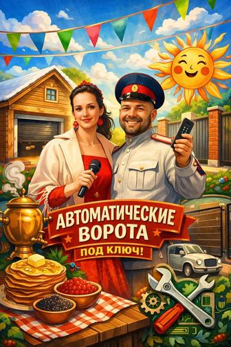 Установка автоматических секционных ворот