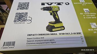 Шуруповерт безщеточный IVT