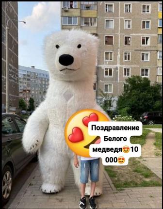 Поздравление от белого медведя