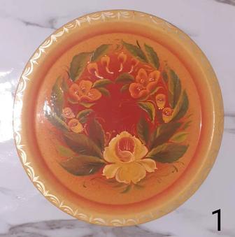 Интерьерные подносы ручной росписи