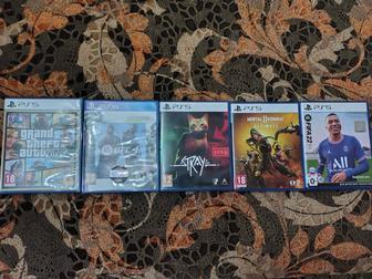 Playstation 5- Grand theft auto 5 , UFC 4 , FIFA 22, MK 11 , Stray