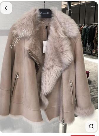 продам дубленку с натуральным мехом тоскана