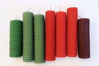 Продаю свечи из вощины ручной работы на год Красной змеи