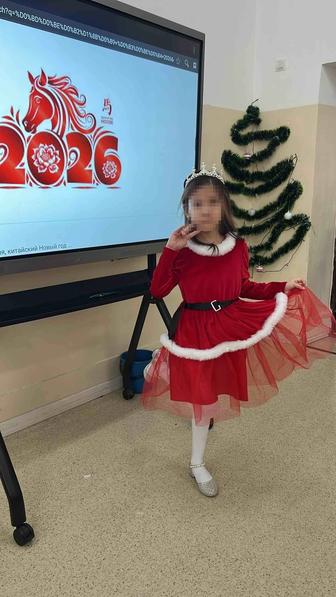 Новогодний костюм или красная санта для девочек