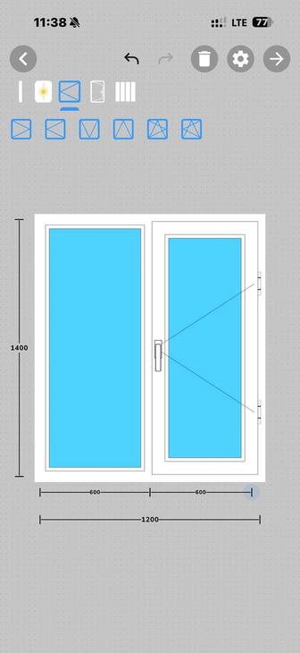 Окна двери витраж