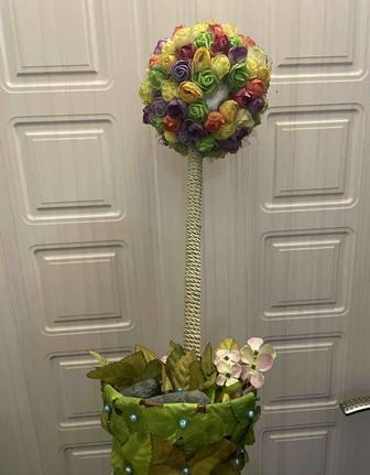 Цветы из бисера