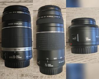 Объективы Canon 3 шт
