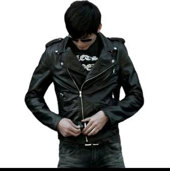Кожаная куртка мужская
