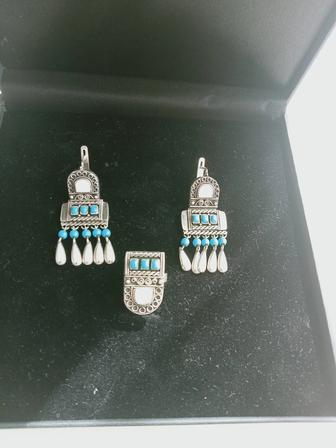 Серьги серебро