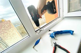 Ремонт окна и двери