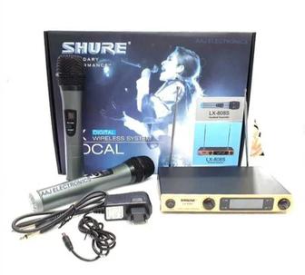 Микрофонная система SHURE LX808s. Микрафоны ШУР
ОГРОМНЫЙ ВЫБОР МИКРОФОНОВ!