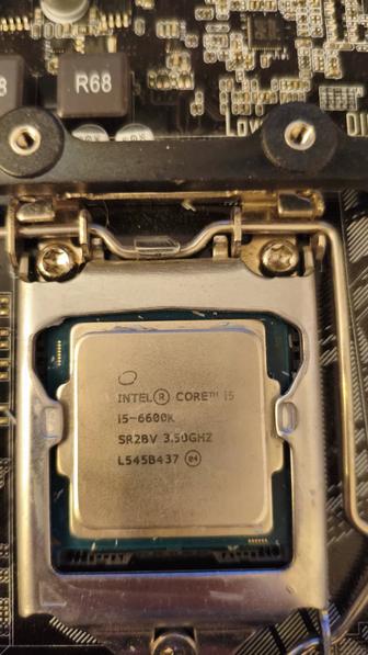Процессор Intel Core i5 6600K Материнская плата Asus Z170-P LGA1151