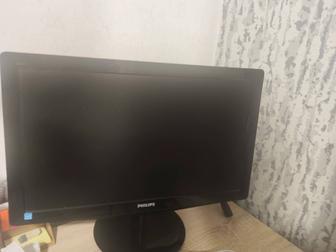 монитор philips 206v3lsb/01 черный