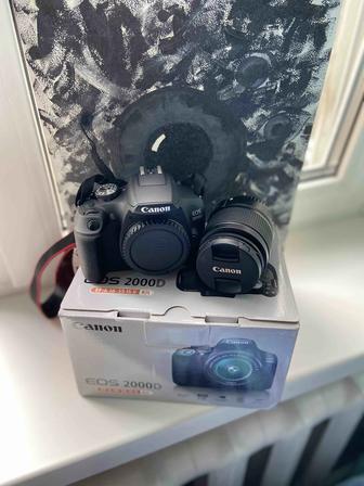 Canon eos 2000d kit, цифровой фотоаппарат. Новый.