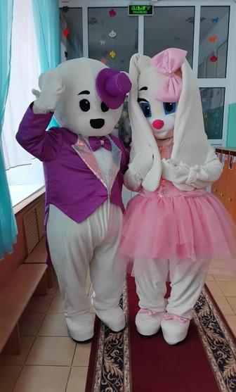 Аниматоры Мишка Зайчик Сердечко