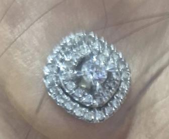 Продам бриллиантовые пусеты