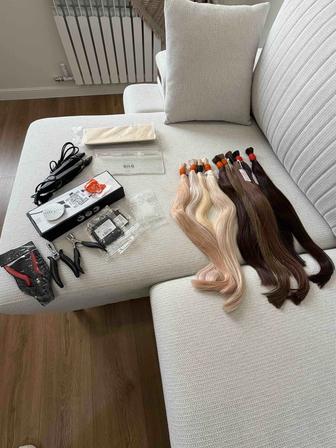 Продам материал для наращивания волос вместе с волосами