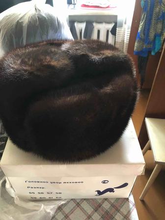 Шапка мужская норковая