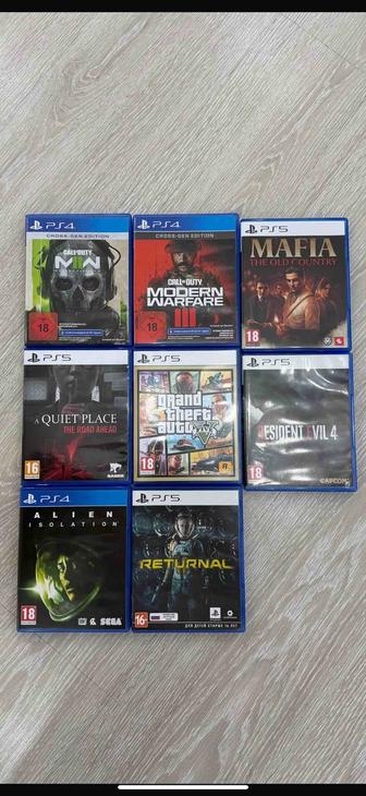 Продам диски на пс4 и пс5