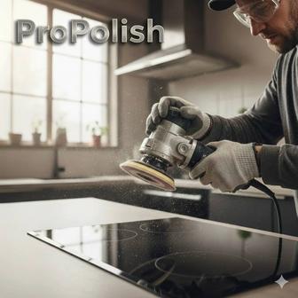 Профессиональная полировка плит. Вернем блекс Вашей кухне!