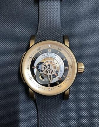 Мужские механические часы Reef Tiger Aurora Machinist RGA30S7-PPB