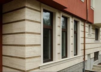 Фасадные работы под ключ сайдинг, мрамор, травертин, сэндвич-панели.