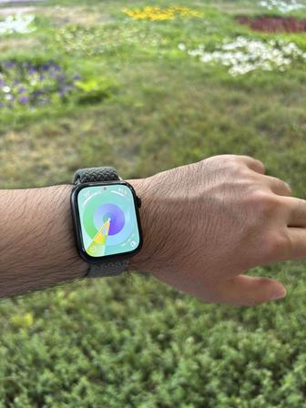 Apple Watch 7 45 мм зеленый