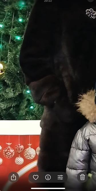 Норковый шуба размер 44