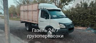 Газель бортовой перевозки 24/7 грузоперевозки