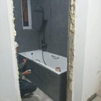 Кафельщик, штукатурка, под ключ квартира