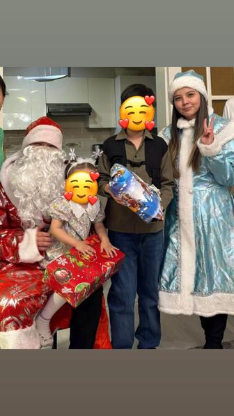 Костюм Деда Мороза и Снегурочки на прокат