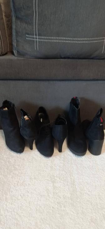 Ботинки туфли женская обувь вся р 40.
