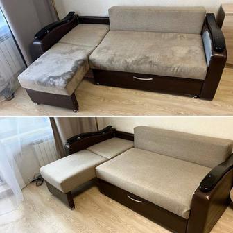 Химчистка дивана на дому - пятна/запах/освежить