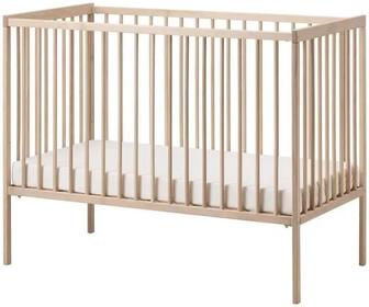 Манеж-кровать IKEA Сниглар матрас СКЁНАСТ идеальное состояние