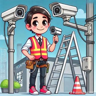 Монтаж слаботочных систем. (Камеры, пожарн сигнализация, СКС, видеодомофон)