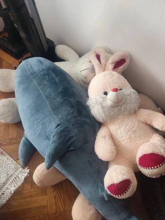 Отдам даром мягкие игрушки