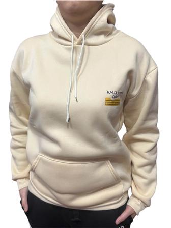 Бежевый худи с капюшоном