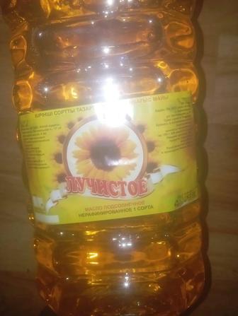 Масло подсолнечное нерафинированное 1сорт