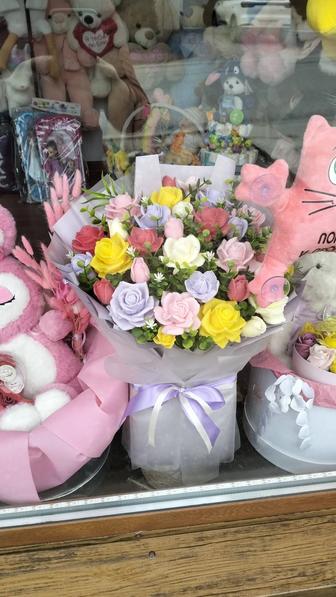 Мыльные букеты