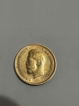 Продам золотую монету Николай второй 1899 г.