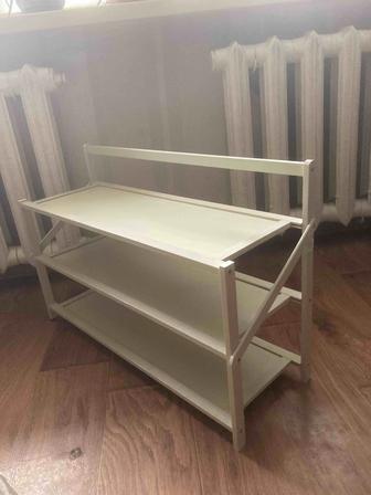 Деревянная обувная полка Ikea