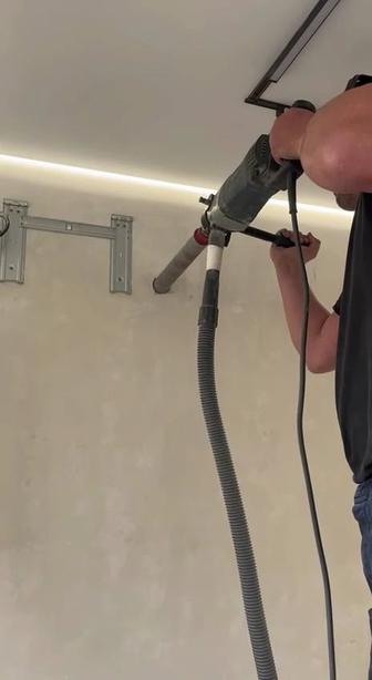 Сухое алмазное бурение, сверление отверстий